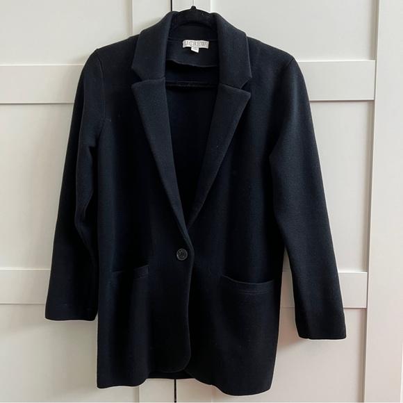 J. Crew Jackets & Blazers - J.Crew Cecile relaxed sweater blazer. XS, Black